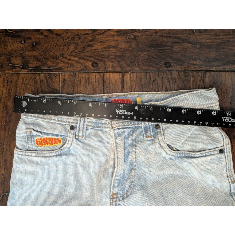 EMPYRE Skater Jeans 25 Light Wash Loose Fit Baggy Denim Y2K Streetwear Mens - Picture 6 of 12